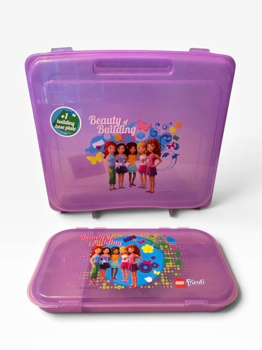 LEGO Friends Beauty of Building Purple Carrying Case & Tray